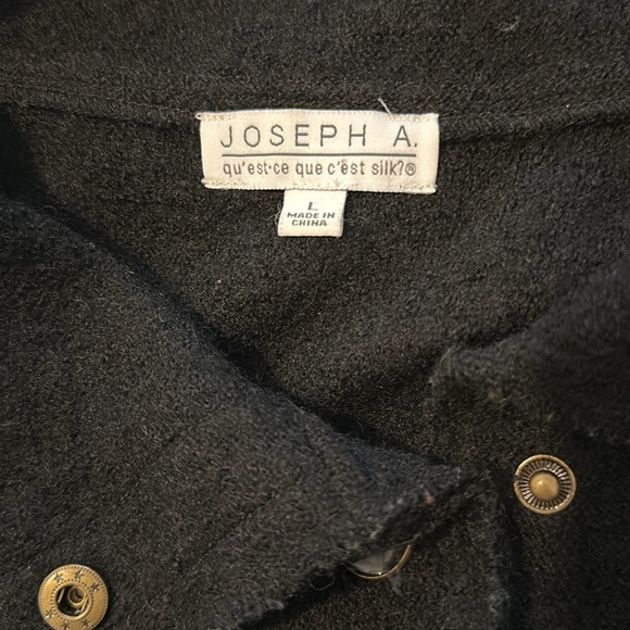 Joseph A. Snap front wool cardigan shacket - Picture 8 of 9